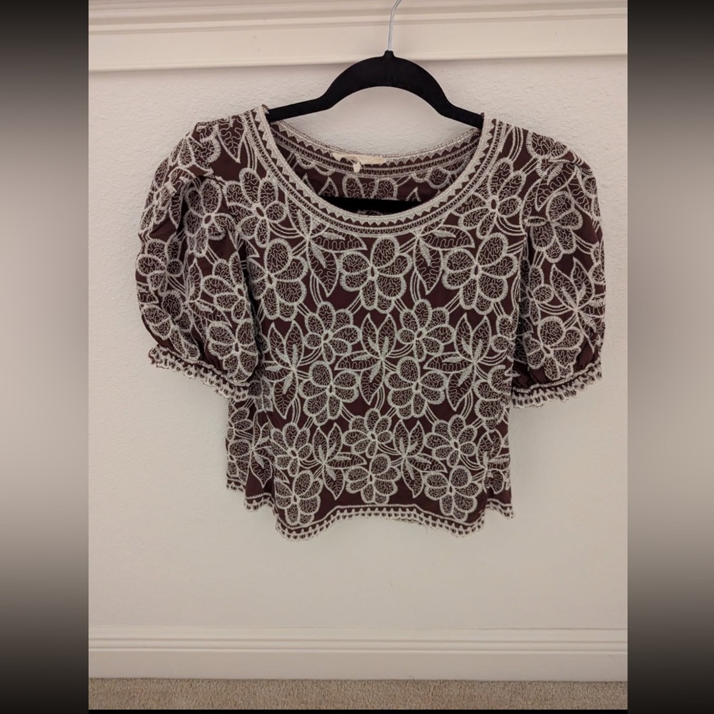 Solitaire brown and white small top